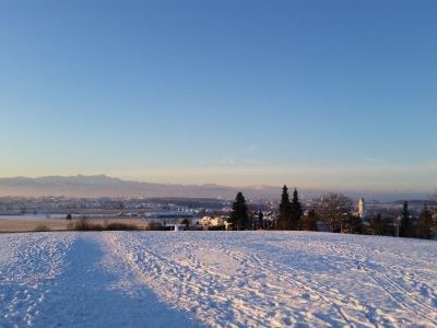 Panorama Haldenbergkapelle im Winter | © Foto:  Tourist-Information Friedrichshafen auf  outdooractive